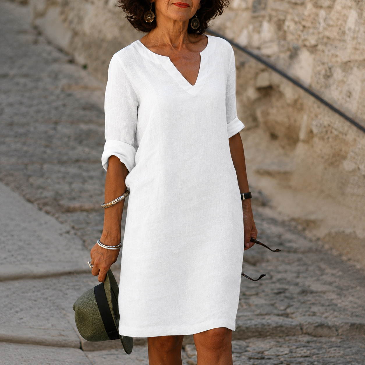Clara – Fließendes Sommerkleid mit lockerer Passform