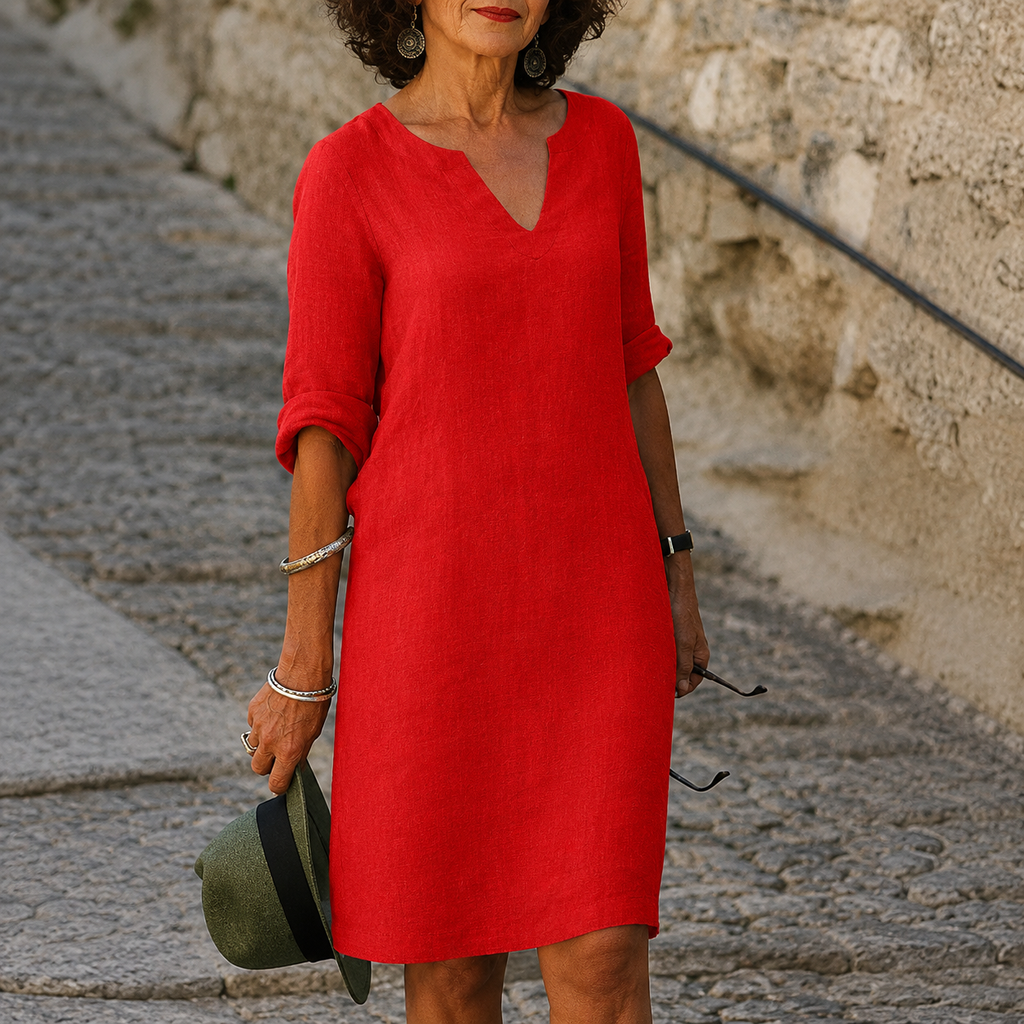 Clara – Fließendes Sommerkleid mit lockerer Passform