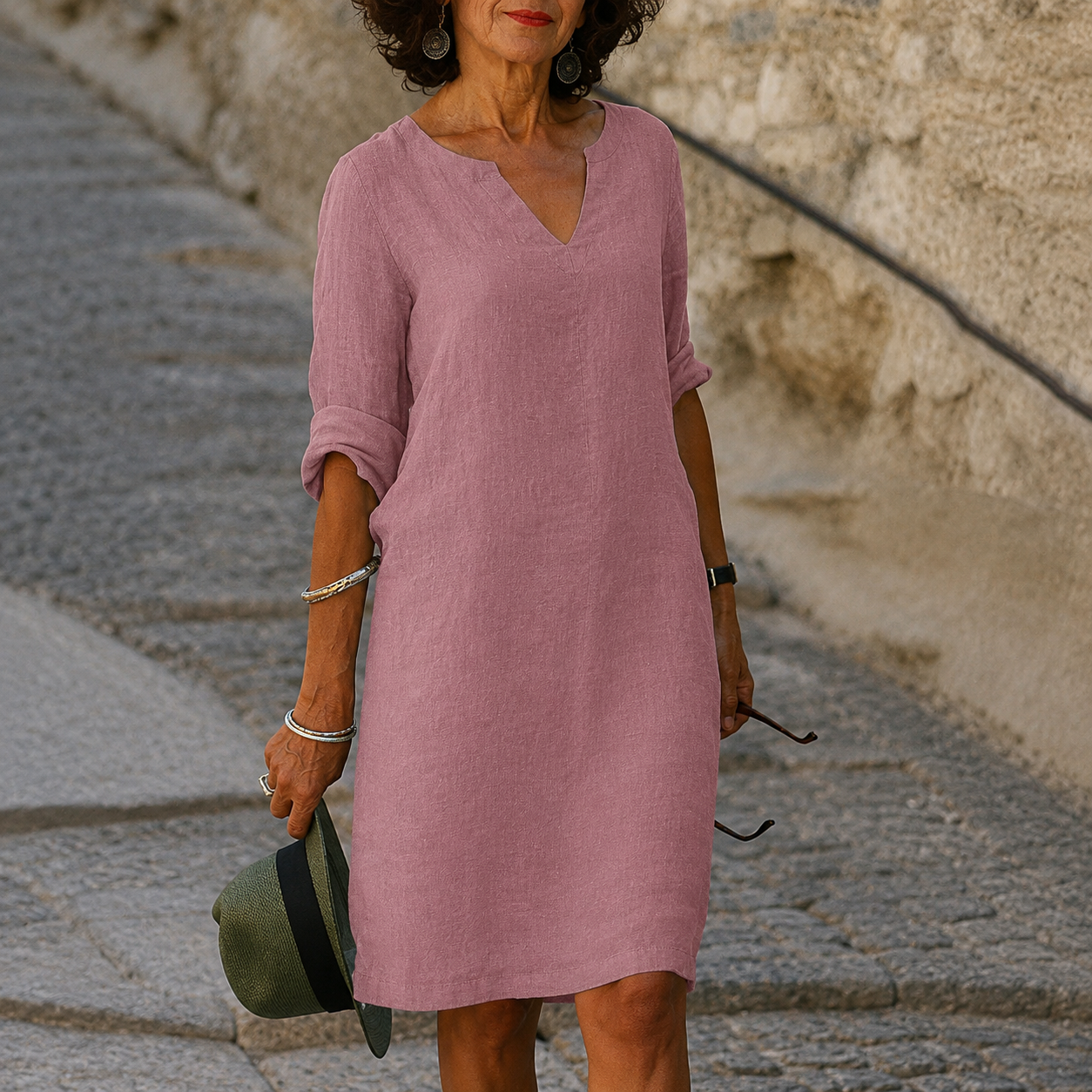 Clara – Fließendes Sommerkleid mit lockerer Passform