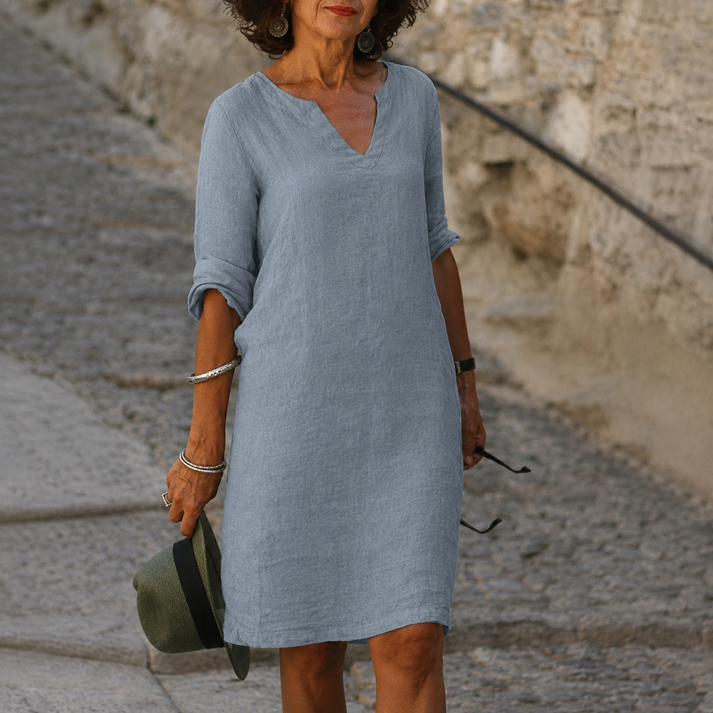 Clara – Fließendes Sommerkleid mit lockerer Passform