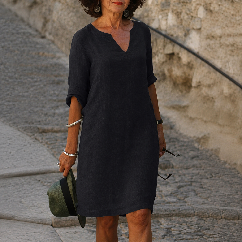 Clara – Fließendes Sommerkleid mit lockerer Passform
