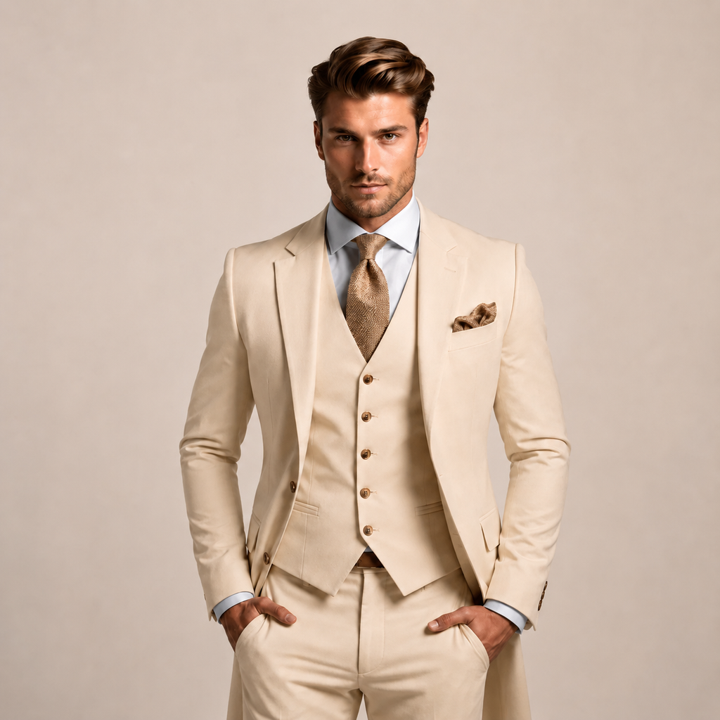 Hugo – Eleganter Herren Dreiteiler Anzug mit klassischem Revers