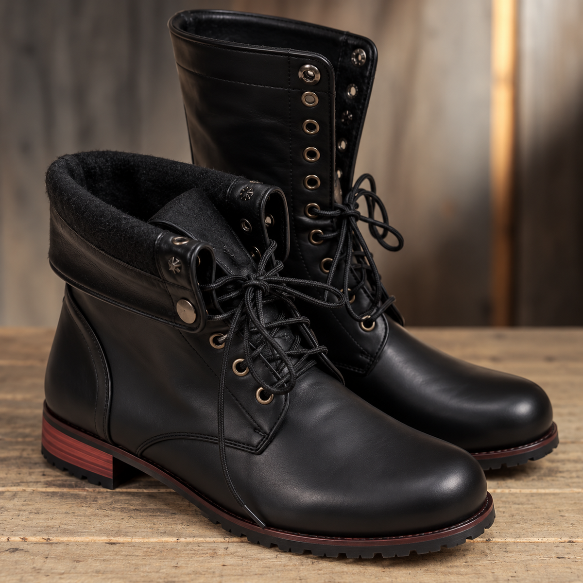 Herren Stiefel mit warmem Innenfutter und robuster Sohle