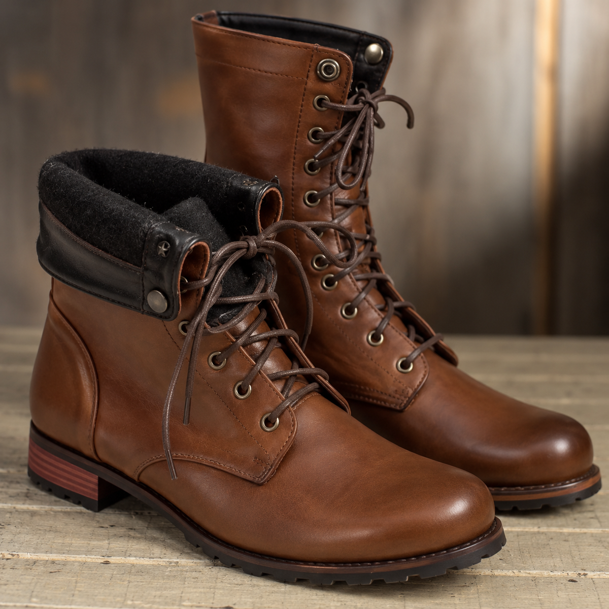Herren Stiefel mit warmem Innenfutter und robuster Sohle
