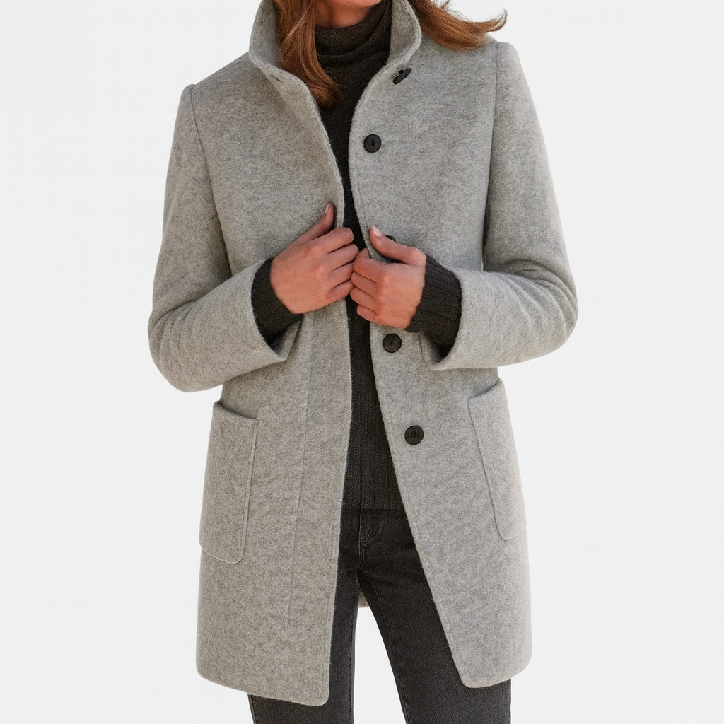 Renata – Eleganter Damen Wollmantel
