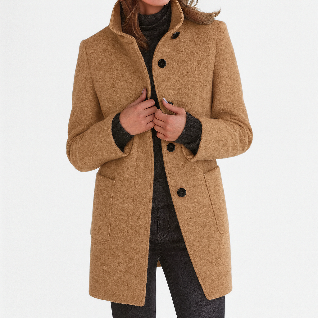 Renata – Eleganter Damen Wollmantel