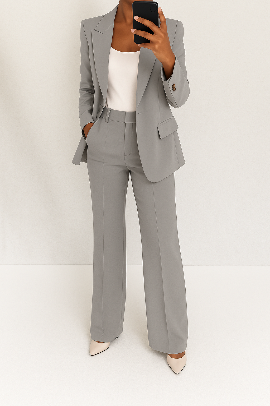 Laura – Moderner klassischer Damen Blazer mit passender Stoffhose