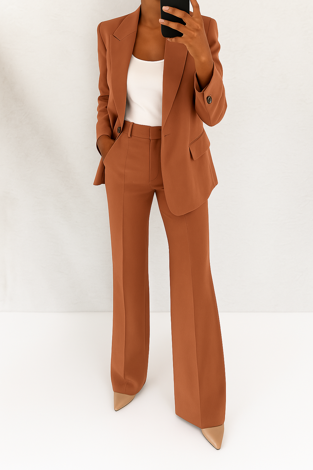 Laura – Moderner klassischer Damen Blazer mit passender Stoffhose
