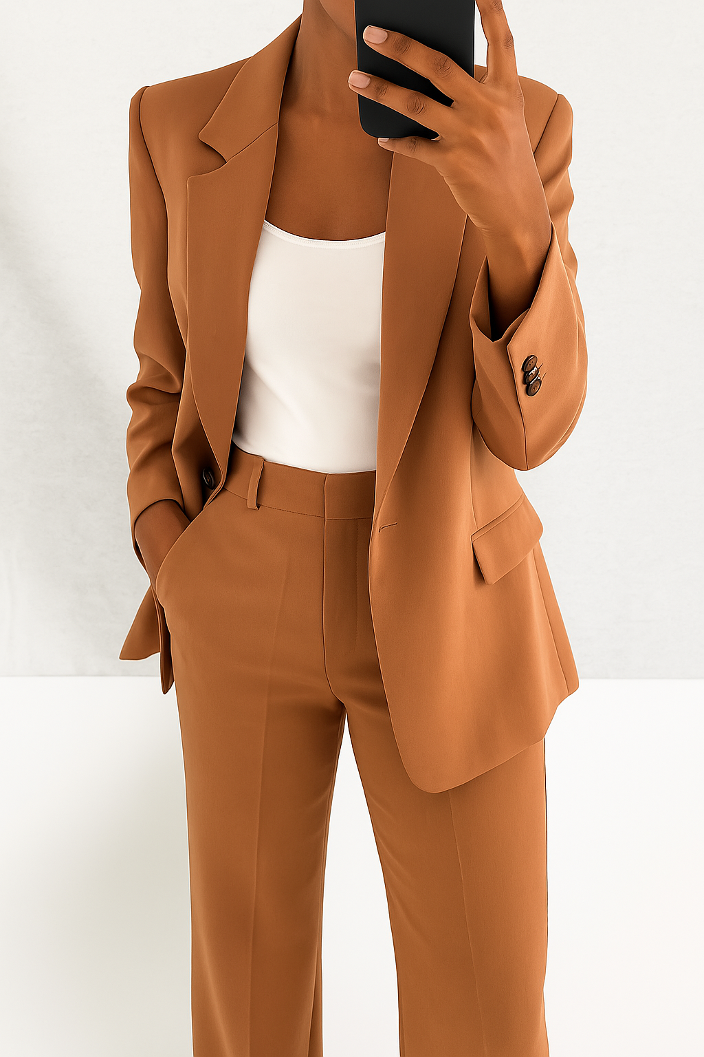 Laura – Moderner klassischer Damen Blazer mit passender Stoffhose