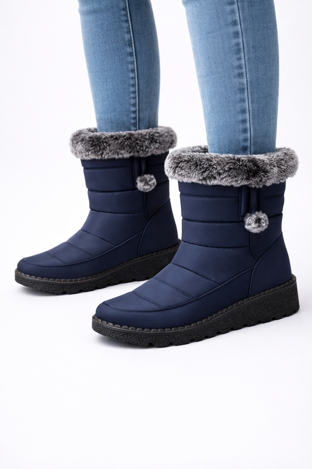 Marina – Damen Gefütterte Winterstiefel Mit Komfortsohle