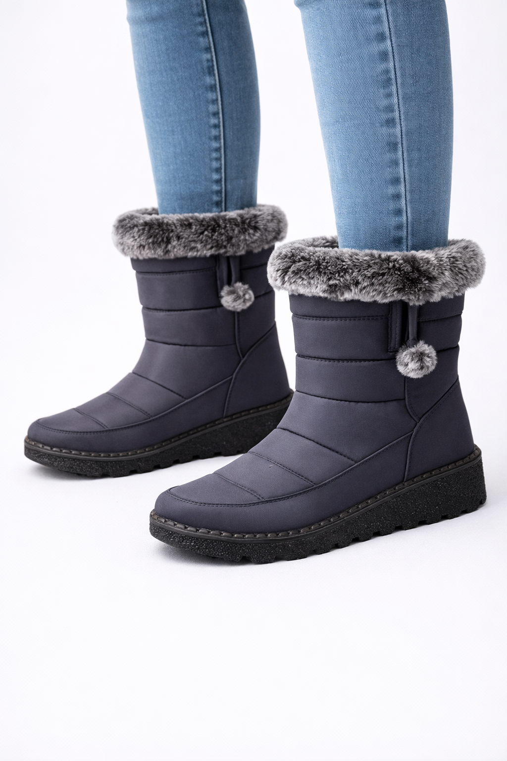 Marina – Damen Gefütterte Winterstiefel Mit Komfortsohle