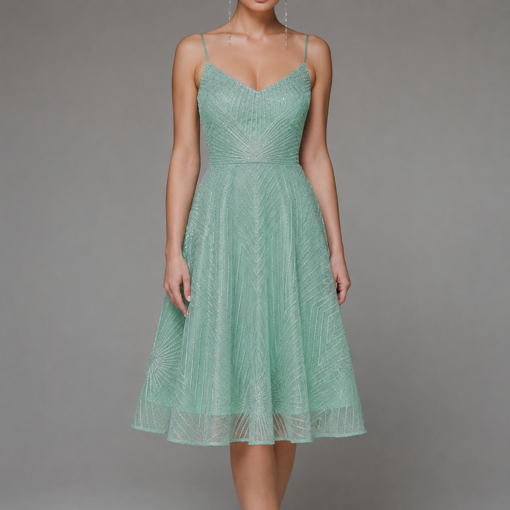 Lena – Stilvolles Kleid mit freiem Rücken