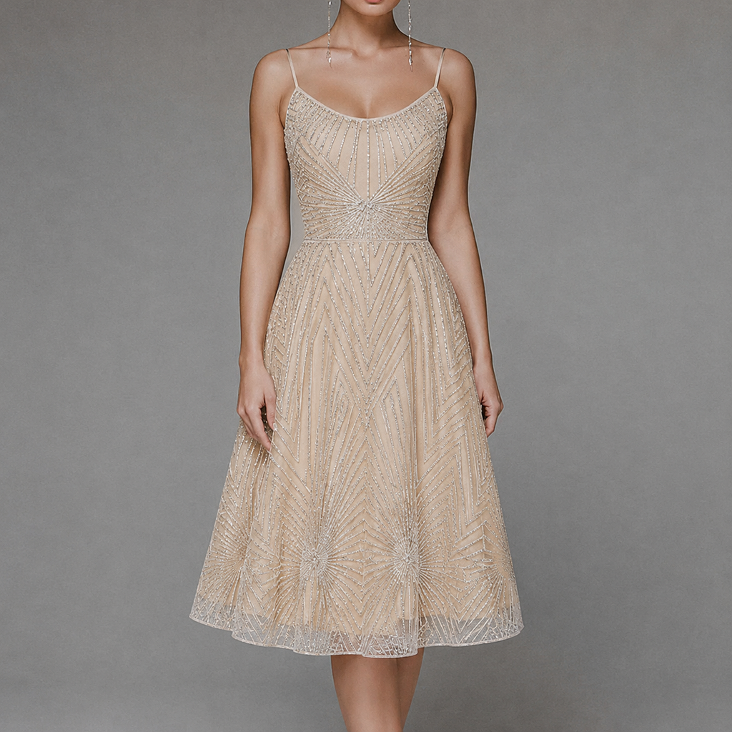 Lena – Stilvolles Kleid mit freiem Rücken
