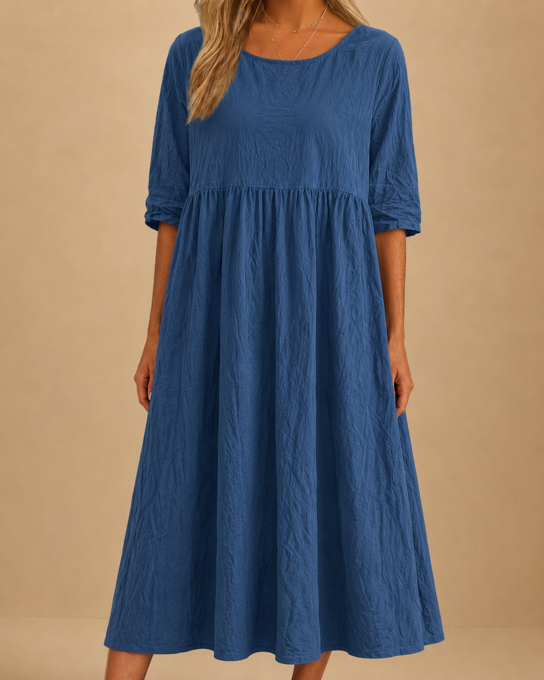 Mia – Elegantes Kleid mit halblangen Ärmeln für jeden Anlass