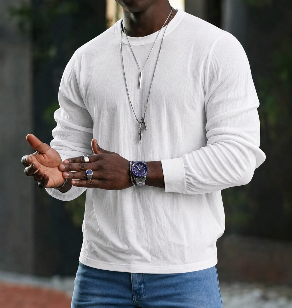 Pullover Herren mit lässigem Schnitt und modernem Design - 3 - Annoboutique