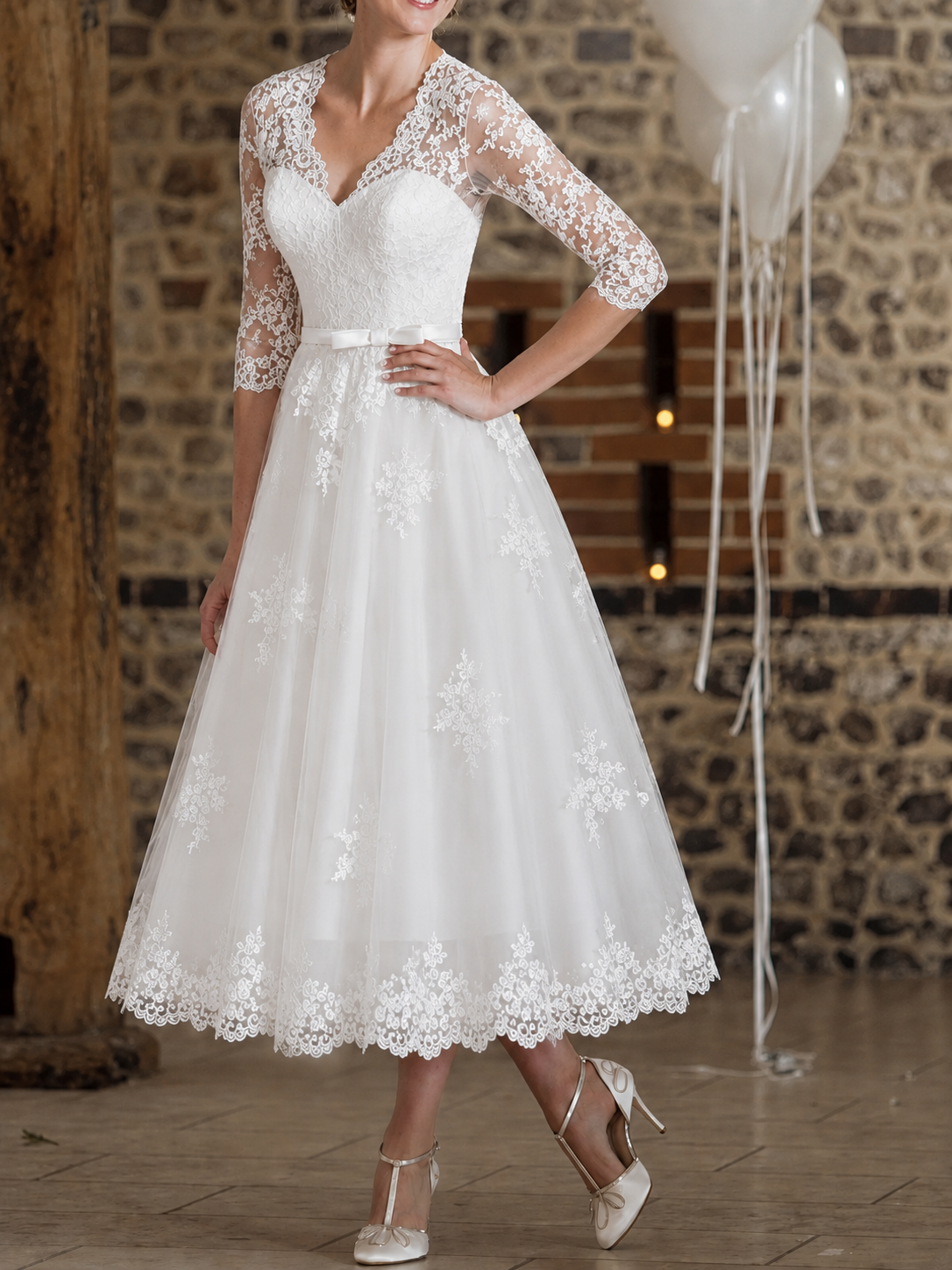 Liora - Damen Brautkleid aus Spitze