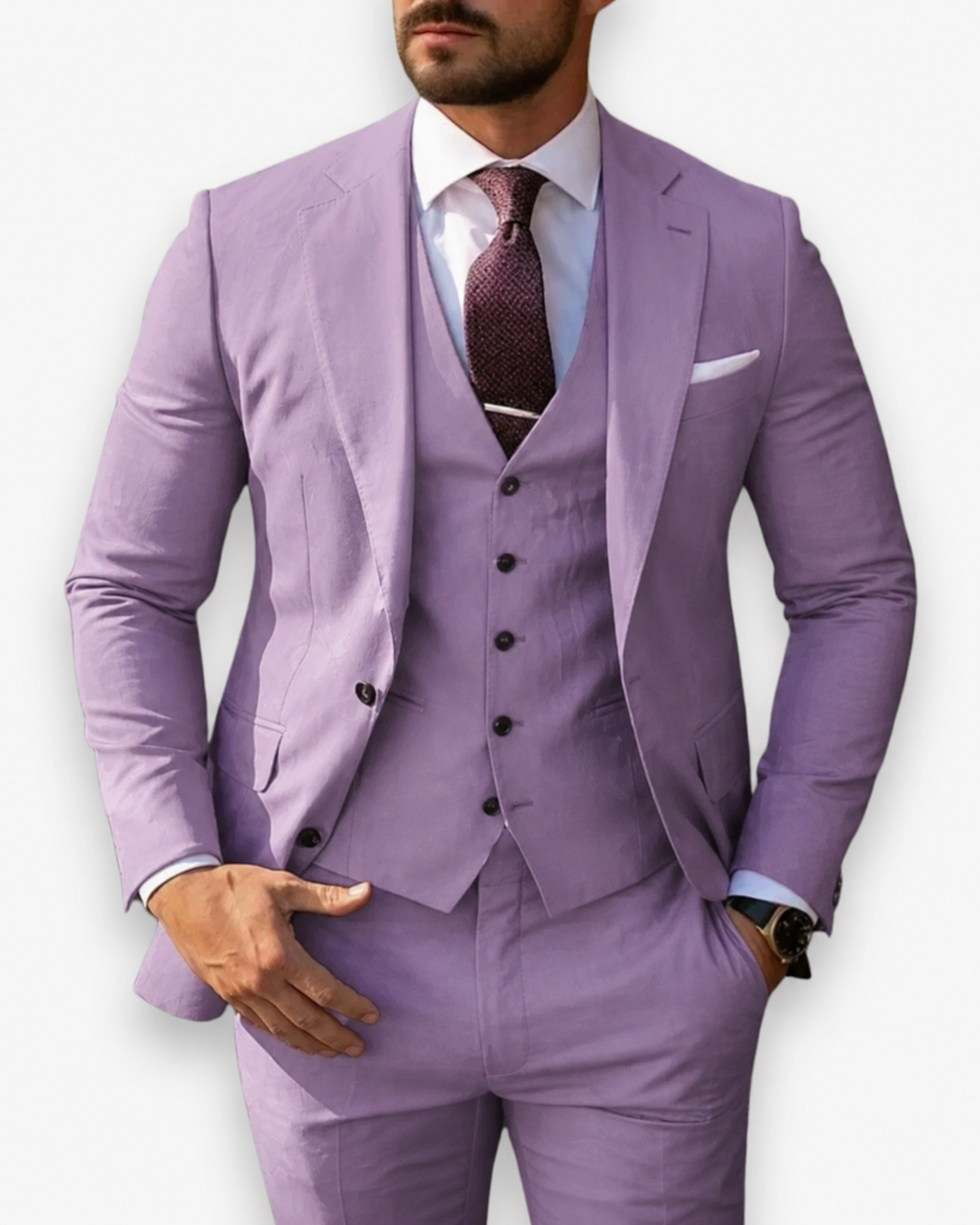 Felix – Herren Dreiteiliger Anzug mit Weste