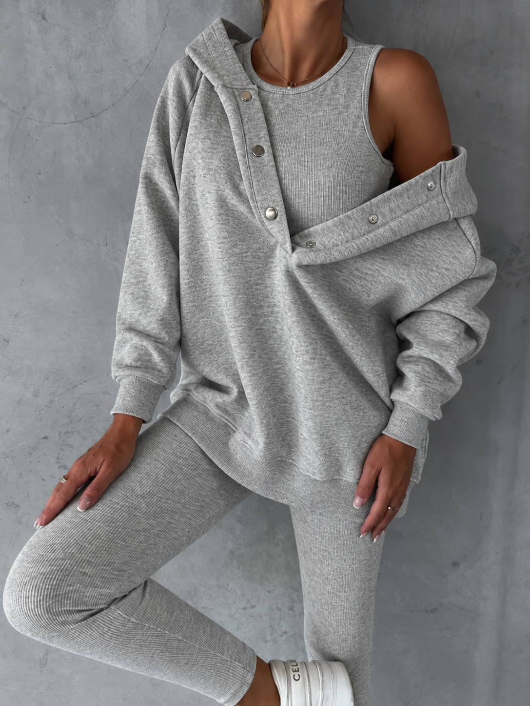 Lea – Lounge Set Damen mit Oversized Sweatshirt und Leggings