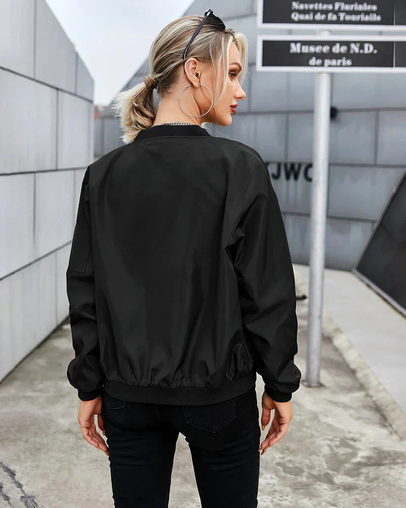 Mia – Damen Bomberjacke im Casual-Look