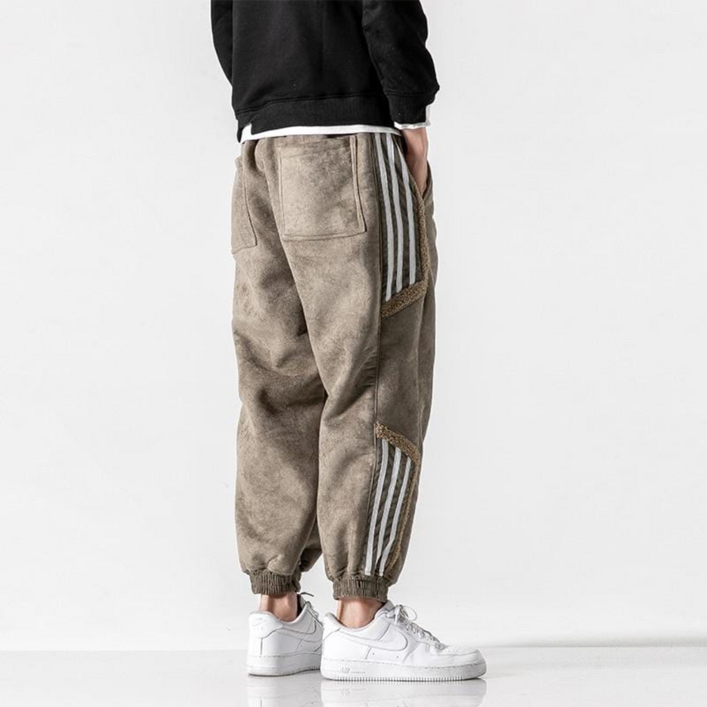 Noah - Herren Joggerhose mit Streifendetail und elastischem Bund