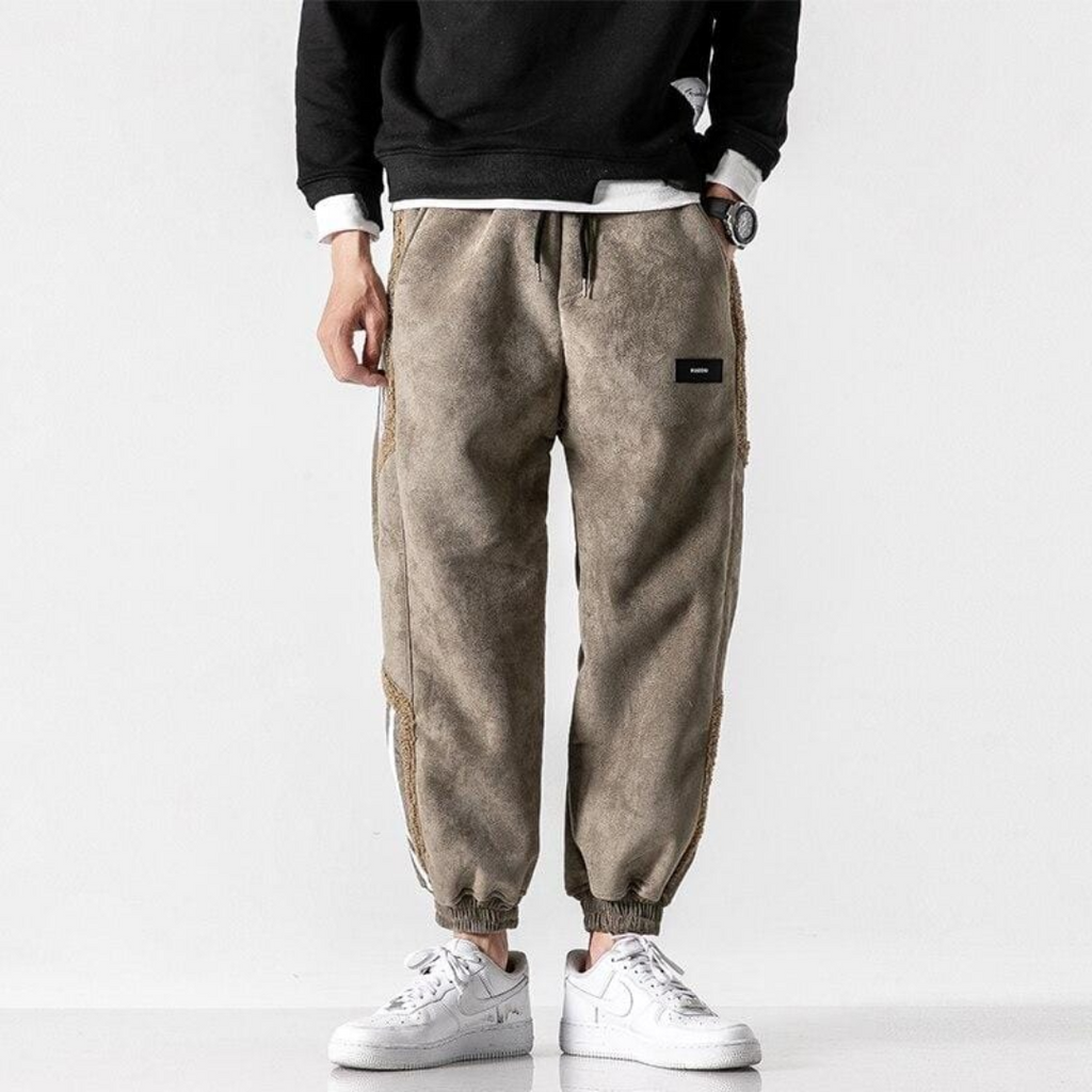 Noah - Herren Joggerhose mit Streifendetail und elastischem Bund