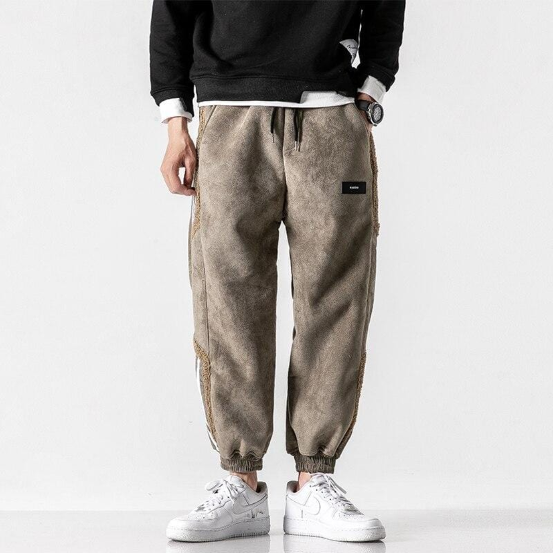 Noah - Herren Joggerhose mit Streifendetail und elastischem Bund
