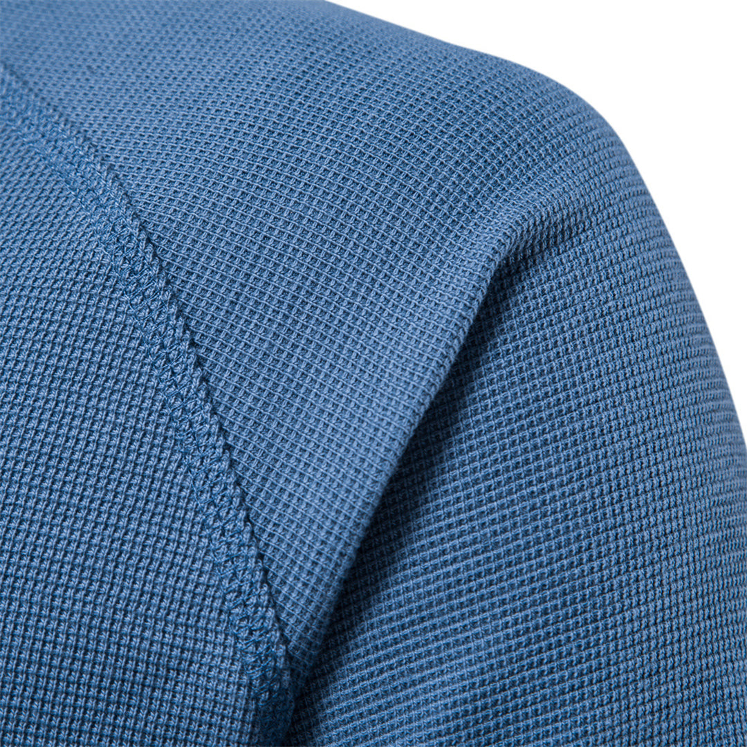 Adrian – Herren Longsleeve mit Knopfleiste