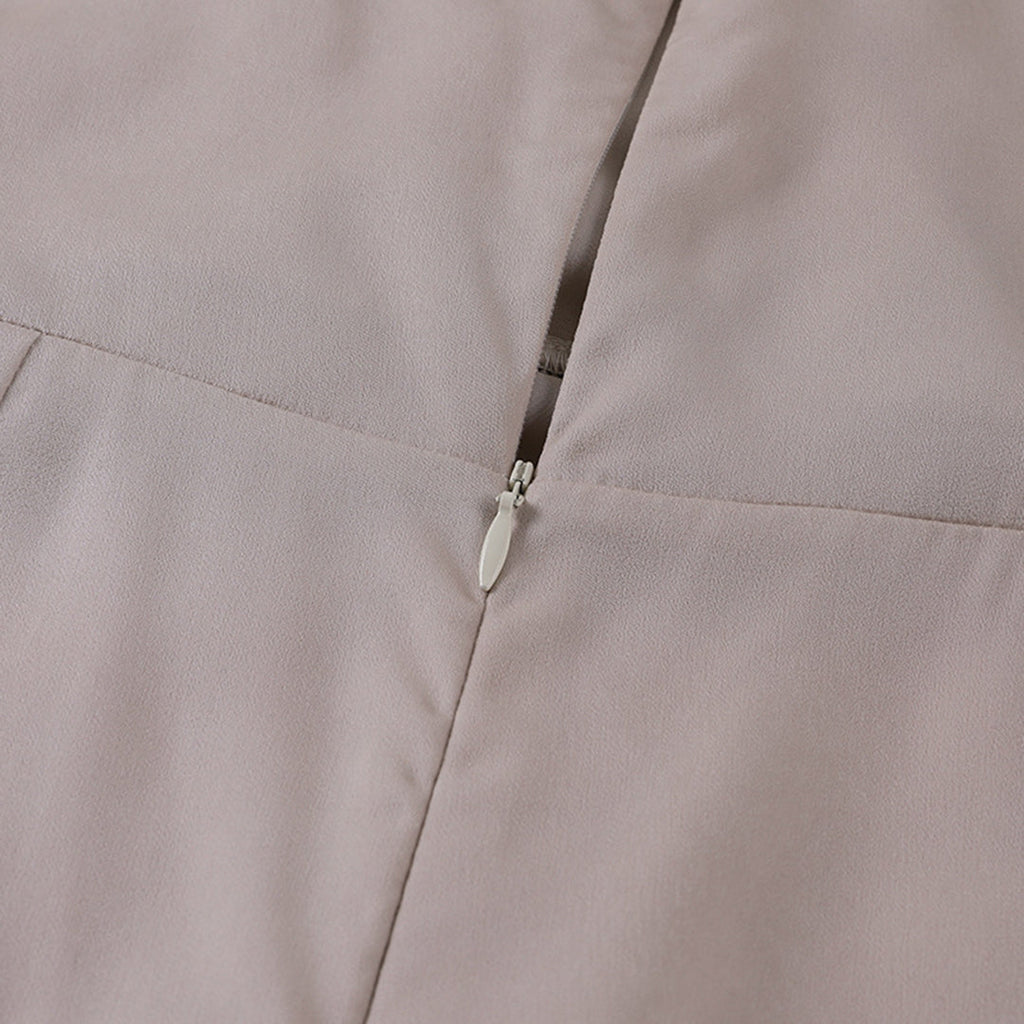 Aria – Fließendes Elegantes Damen Maxikleid mit Beinschlitz