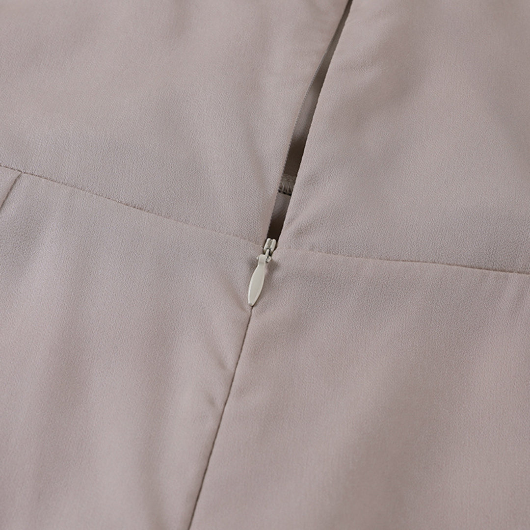 Aria – Fließendes Elegantes Damen Maxikleid mit Beinschlitz