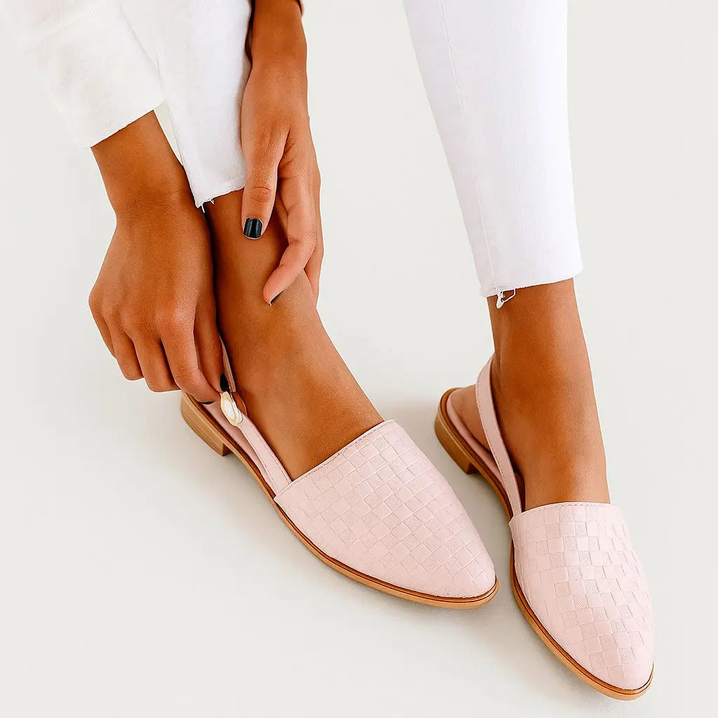 Anna – Geflochtene Slingback Loafer