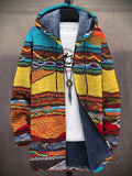 Filip – Herren-Fleecejacke mit Modernem Boho-Muster