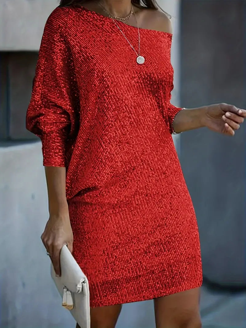 Elvira - Damen Minikleid elegant schulterfrei