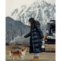 Elena - Damen Wintermantel lange Daunenjacke
