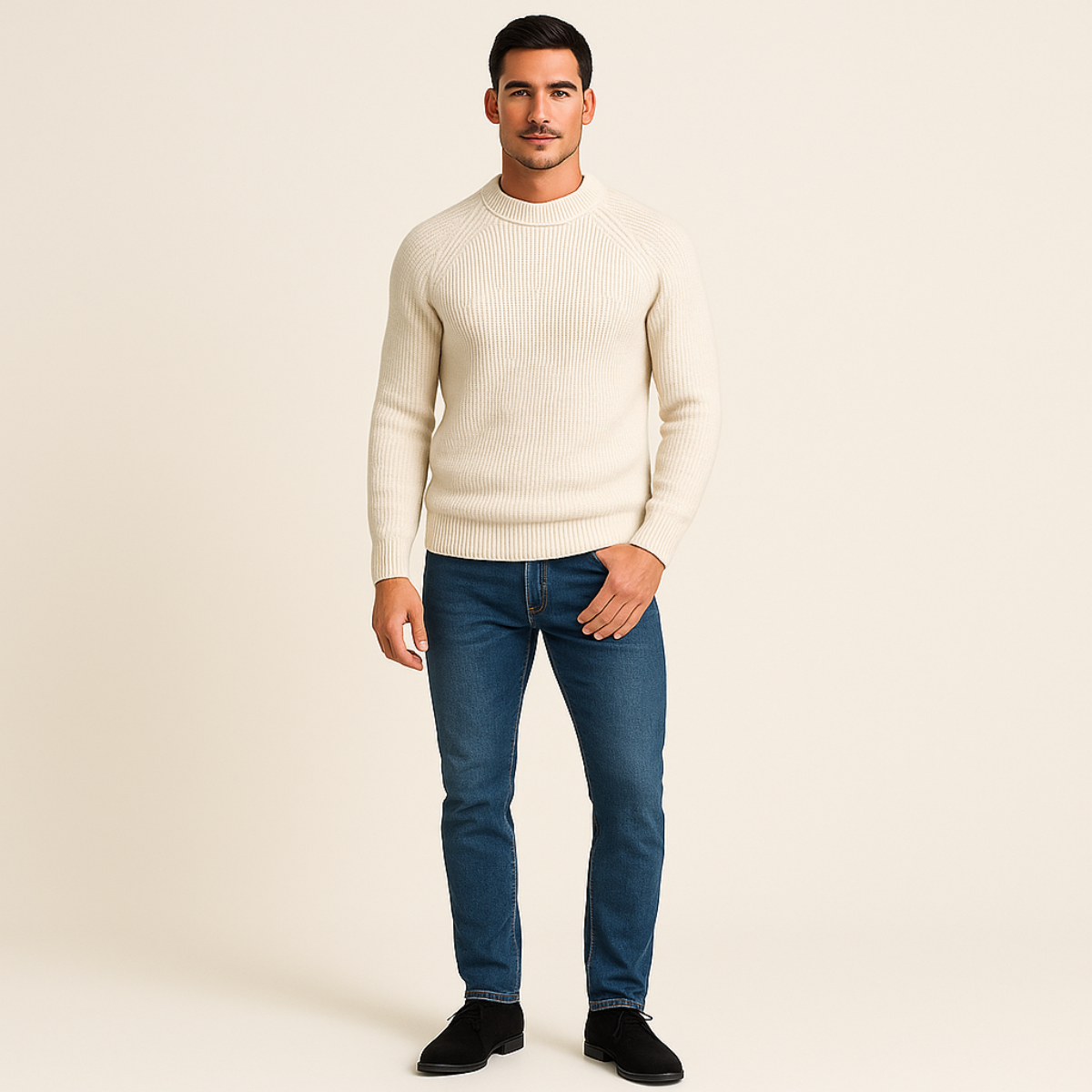 Noah – Strickpullover mit Rundhalsausschnitt für Herren