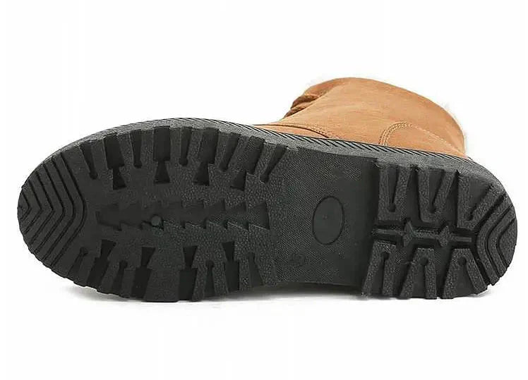 Laura – Gefütterte Winter-Schnürboots mit Profilsohle für Damen