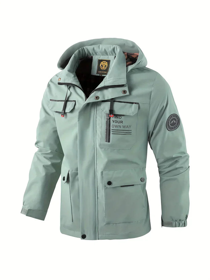 Logan – Robuster Gefütterter Herren Outdoor Parka mit Kapuze