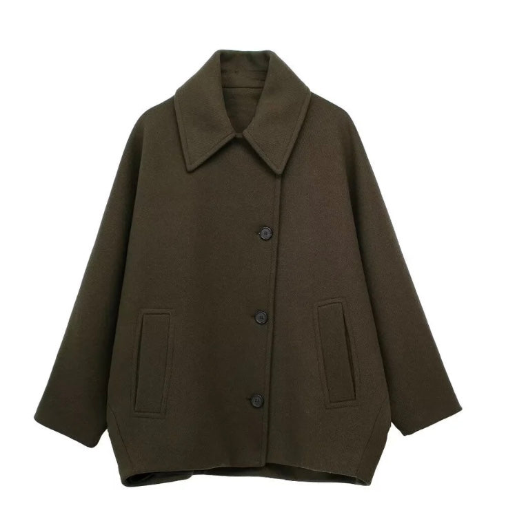 Elena – Oversize-Wolljacke für Damen