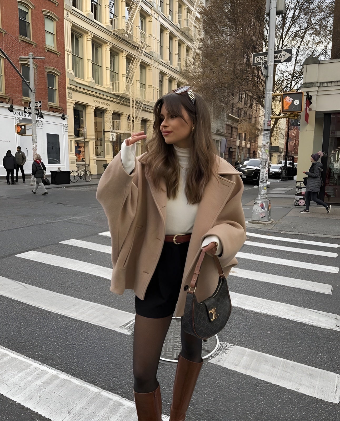 Elena – Oversize-Wolljacke für Damen