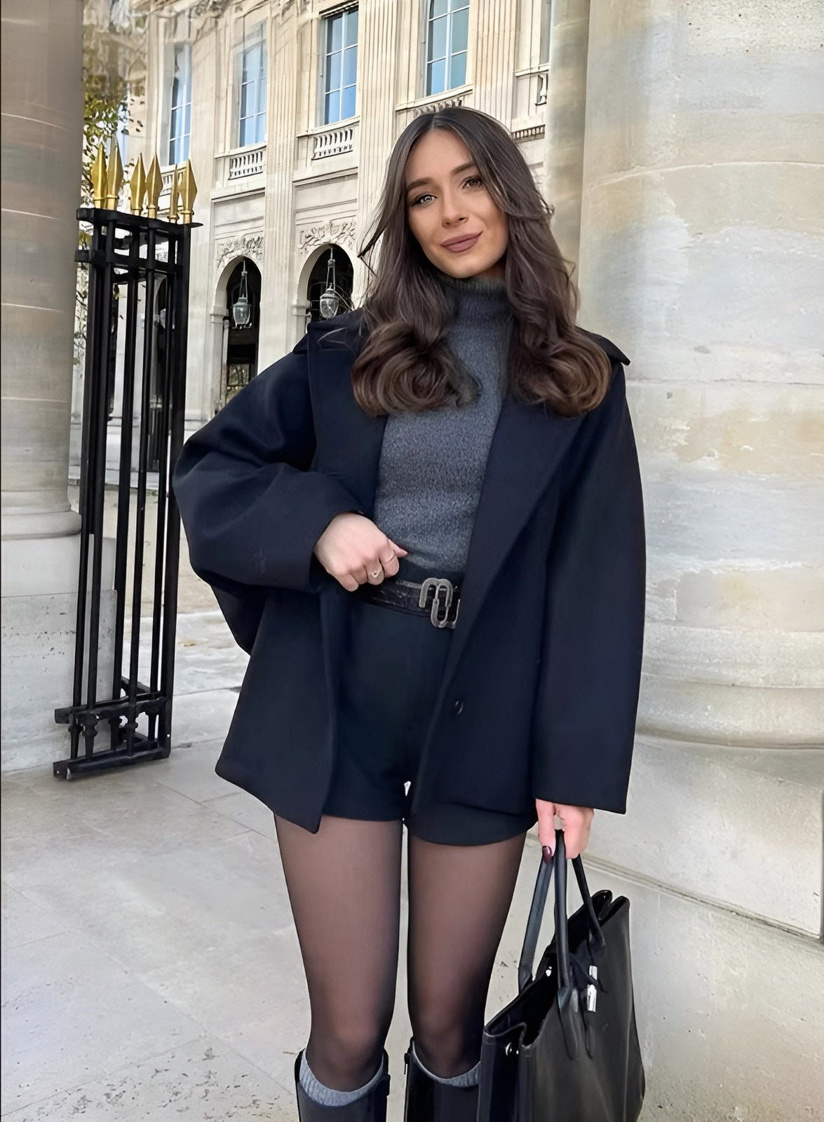 Elena – Oversize-Wolljacke für Damen