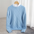 Andrés – Klassischer strukturierter Herren Cashmere Pullover