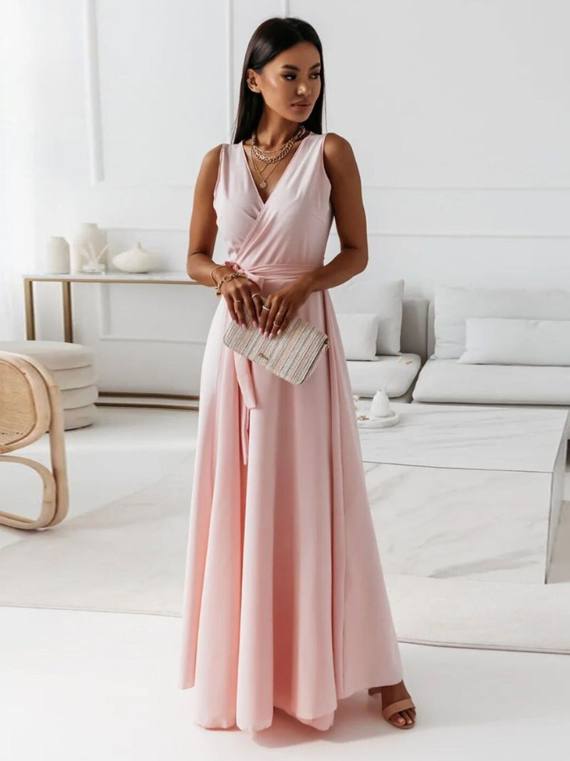 Karolina – Elegantes Wickel-Maxikleid im modernen Premium-Look für Damen
