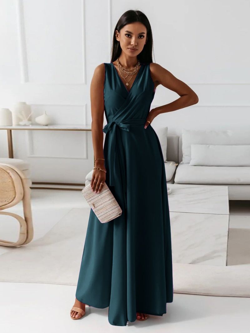 Karolina – Elegantes Wickel-Maxikleid im modernen Premium-Look für Damen