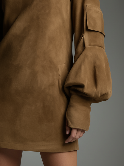 Laura – Elegantes High-Neck Minikleid im modernen Premium-Look für Damen