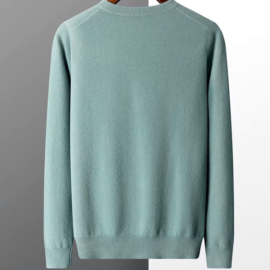 Adrian – Klassischer Feinstrick-V-Pullover für Herren