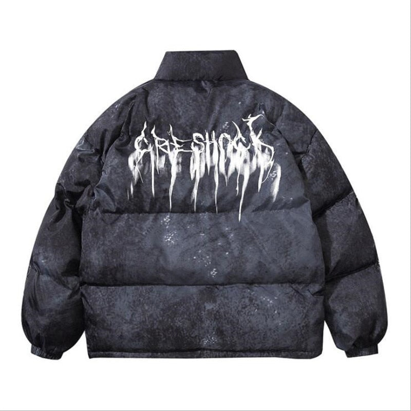 Oversize Herren Daunenjacke mit markantem Design - J&B - 2 - Annoboutique