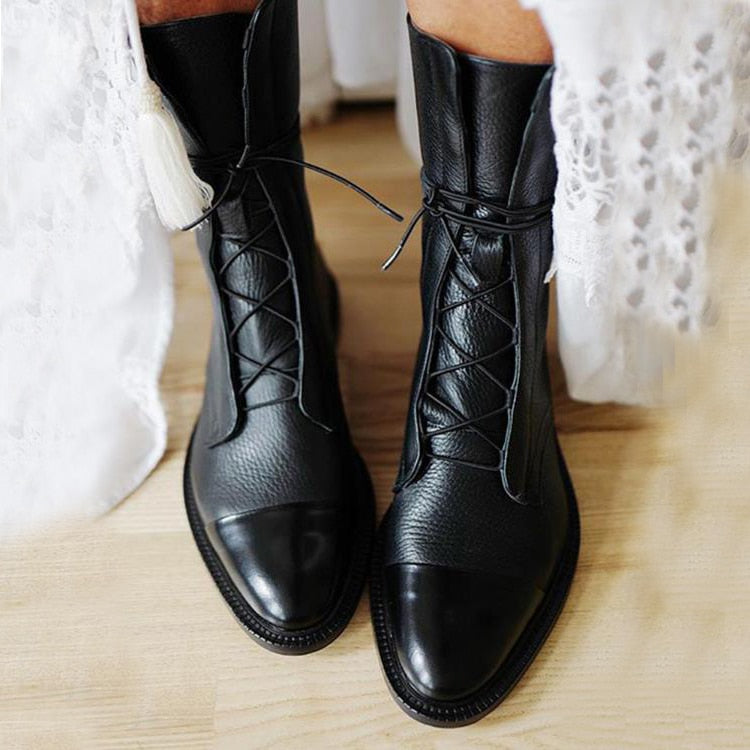 Harper – Elegante Damen Schnürstiefeletten