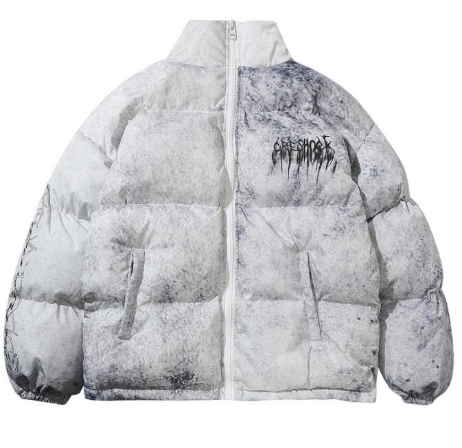 Oversize Herren Daunenjacke mit markantem Design - J&B - 4 - Annoboutique