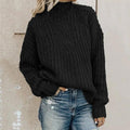 Lena – Damen Winterpullover Rollkragen Strickpullover