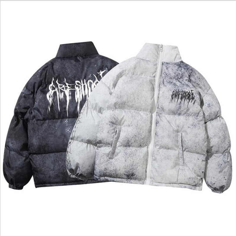 Oversize Herren Daunenjacke mit markantem Design - J&B - 1 - Annoboutique