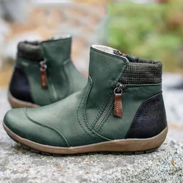 Marina – Komfortable Damen Stiefelette mit Reißverschluss